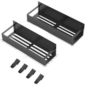 Magnetic Spice Rack Organizer Storage for Refrigerator and Oven Fridge Organizers and Shelf(4pc)