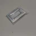 Folding Pull Handle,Zinc Alloy Recessed Handles Container Handle, TTZEZE Flush Lift Recessed Handle Flush Ring Pull for Furniture Drawer Cabinet Door Chest Toolbox (Silver 130x91x19.5mm/5.1x3.6x0.8'')