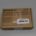 MOTOPOWER MP00205A 12V 800mA Automatic Battery Charger, Maintainer, Trickle and Desulfator (Black)