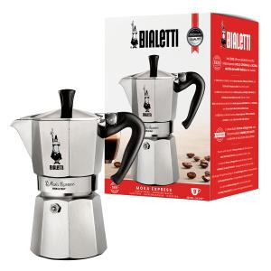 Bialetti - Moka Express: Iconic Stovetop Espresso Maker, Makes Real Italian Coffee, Moka Pot 9 Cups (14 Oz - 420 ml), Aluminum, Silver
