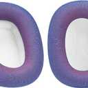 Damex mesh Fabric earpads for airpods max Ear Cushions,Compatible with airpods max Ear Pads(2024 Version),Noise Cancelling, Breathable,Magnetic mounting, not Falling Off (Purple-Blue)