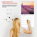 2 x 2026 Wall Calendar,Calendar 2026, November 2025 - December 2026, Wall Calendar Sunset, 12" x 24" Opened,Full Page Months Thick & Sturdy Paper for Calendar Organizing & Planning