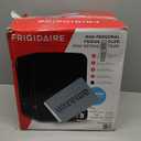 Frigidaire Mini Personal Fridge Cooler, Countertop, Holds Up to 10L/15 Cans, Brushed Black Stainless Rugged Design, Portable for Skincare, Makeup, Car, Office, Bedroom, Dorm Room, or Cabin