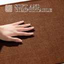 chakme Bathroom Rugs Mat 36x24, Ultra Thin Non Slip Bath Mat Large Quick Dry Absorbent Bath Mat for Bathroom Floor, (Rust, 36"x24")