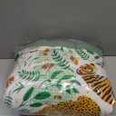 Little Unicorn Muslin Comforter Blanket | Soft & Breathable Muslin Fabric | 36"x50" | 100% Cotton | Crib & Toddler Bed Blanket (Mighty Jungle)