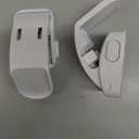 4 Pack Drawer Locks Baby Proofing, Maveek Child Proof Cabinet Locks For 0-12 Month Baby Safety Botton Lock For Drawers Side Furniture Latches Corner Edges (White)