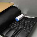 Massage-Mat, Detachable Neck Massager, Full Body Vibration Heating, Massage Pad with 10 Vibrating Motors and 9 Speed Settings for Home Office Use, Black