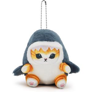 Kawaii Shark Cat Plush Toy Stuffed Animal Doll, Soft Pillow for Boys & Girls (Shark cat, 13cm/5.1in)