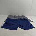 Amazon Essentials Mens Performance Tech Loose-Fit Shorts (4X-Large Big, Grey/Navy)
