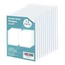 Egofine Plexiglass Sheets Acrylic Sheets 12 Pack of 11x14 0.04 Thick Clear Plastic Cast Transparent Plexiglass for Crafting Projects, Replacement Picture Frame Glass, DIY Display, Easy to Cut