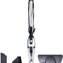 Corded Stick Vacuum with LED Headlights, 3-in-1 Handheld Vac, Lightweight Mini Cleaner for Carpet and Hard Floor, Powerful Suction for Multi-Surfaces, with LED Headlights, XL Dust Cup, Black