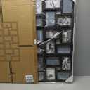 J.M.Deco Collage Picture Frames for Wall 24 Slots, Large Photo Frame Gallery Puzzle Collage Wall Hanging for 4x6 Photo, Reunion Friends Family Memory - Black