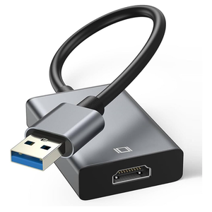 USB to HDMI Adapter - 3.0/2.0 Multi-Monitor Cable,Compatible with Windows 7/8/10/11 and MacOS for Multiple Monitors