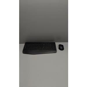 Wireless Keyboard and Mouse, Wrist Rest, Phone Holder, Batteries Included, 2.4G Lag-Free Ergonomic Keyboards Mouse Combo, Silent Keyboard Cordless Set for Computer, Laptop, PC, Mac, Windows -SABLUTE (1 Pack, Classic Black)