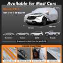 Car Cover Waterproof All-Weather,Heavy-Duty Outdoor Full Exterior Automobiles SUV(Length up to 181 inch) with Windshield Sun Shade Universal Fit Subaru CrossTrek,Audi Q3,Soul,Element etc