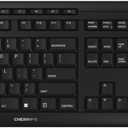 Cherry Stream Comfort Desktop Wireless Keyboard and Mouse | USB SX Scissors Mechanism | Whisper-Quiet Silent | Keystroke (Black, Desktop Combo) 
