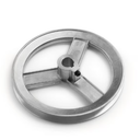 Terre Products, Heavy Duty 6" V-Groove Drive Pulley, Precision 5/8" Bore, Robust Z3A Zinc Alloy Die Cast Pulley