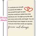 4 x Romantic Valentines Day Card for Wife Husband Boyfriend Girlfriend, Funny Valentines Day Gifts for Him Her