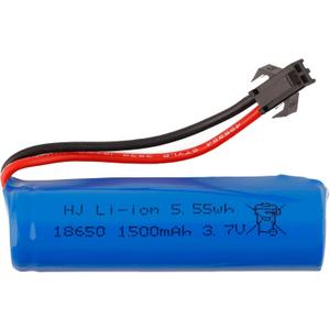 SWARK 3.7V 1500mAh 18650 Rechargeable Li-ion Battery SM-2P Joint with USB Charger for Rc Remote Control Car Toys