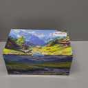 Handheld Sewing Machine with Exquisite Wooden Storage Box & 142-Piece Sewing Kit - Electric Switch, Dual Power Supply, Assorted Needles, Threads, Heavy Duty Scissors - Meets All Household Sewing Needs