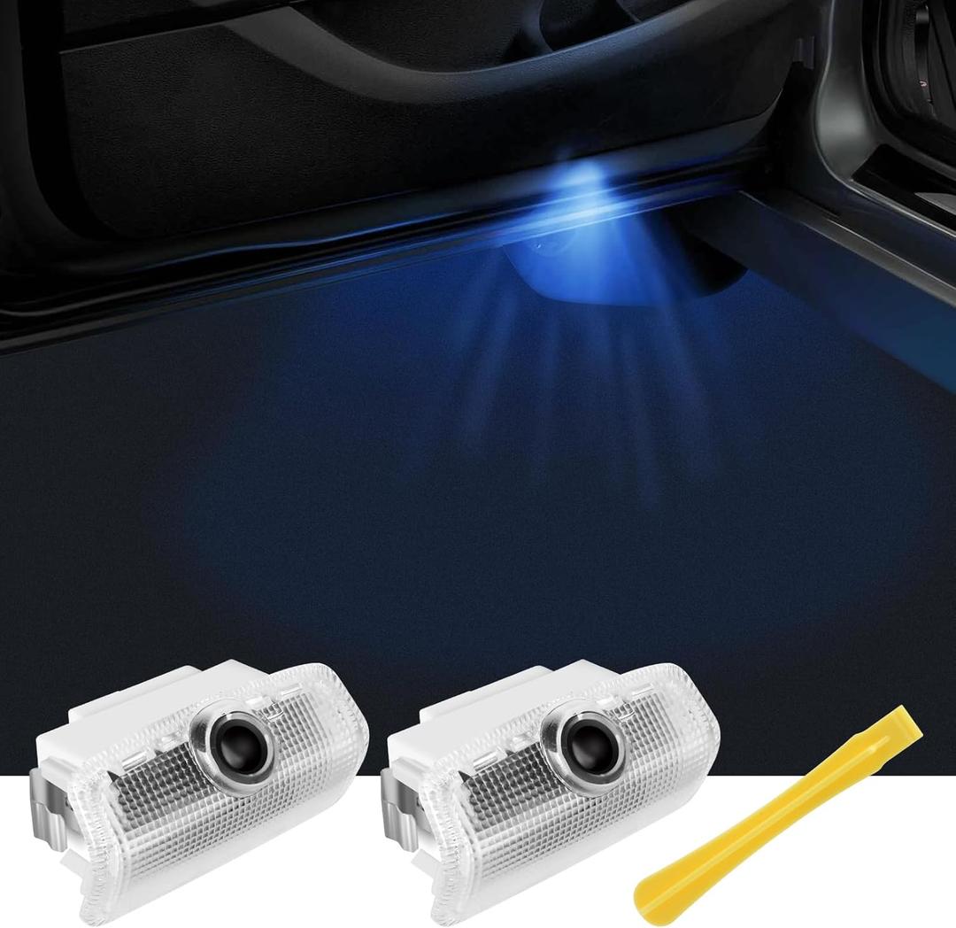 No Fade Car Door Lights Logo Compatible with Infiniti, LED Welcome Lights Accessories for Q50 Q60 Q70 G25 G37 QX50/56/60/70/80 M25/35/37/45/56 FX35/37/45/50 EX25/35/37 (IF-2pcs)