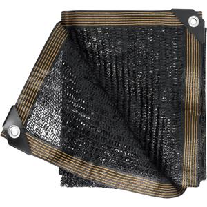 50% Shade Cloth, 6.5x10FT Sun Shade Cover Net Mesh Tarp with Grommets for Greenhouse, Plant, Garden, Patio, Pergola, Sun Shade Canopy Black