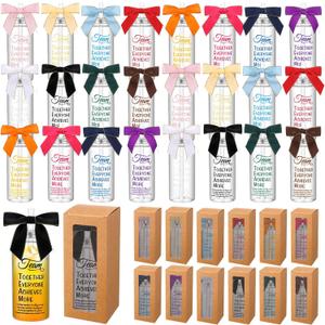 Skylety 24 Sets Team Appreciation Plastic Cups with Lids Straws and Bows Team Together Everyone Achieves More Bulk 14oz Cups Inspirational Gift for Coworkers Colleagues Employees Staff