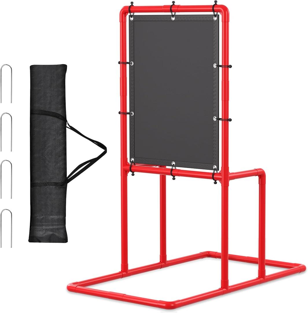 Baseball Strike Zone Target for Plastic Balls Compatible with Wiffle Ball and Blitzball Pitching Training Strike Zone Target Set Up and Assemble Easily
