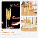 Zerodeko Double Wall Glasses Set of 2 Stemless Insulated Goblets 7.48In for Beach Theme Party Home Bar Wedding Entertaining