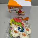 LiKee Montessori Toys for Baby Infant 18+ Months, Sensory Development Toys Silicone Pull String Toy Gift for Toddlers Travel Car Seat High Chair