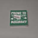 St Patricks Day Shamrock Desk Decor Irish Blessing St Patricks Day Decorations Shamrock Green Tiered Trays Decor for Home Farmhouse Kitchen Bedroom Office 5 X 5 Inch