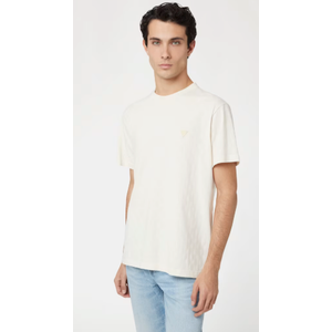 Guess Basic T-shirt - Creme Color, Size XL