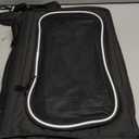 MASKEYON TSA Airline Approved Large Pet Travel Carrier,4 Sides Expandable with 2 Mesh Pockets,3 Entry, Soft Sided Collapsible Dog Carrier for 2 Cats,Kittens,Puppies,Dog, X-Large, Black & White