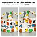 Baby Head Protector Baby Helmet for Crawling Walking, No Bumps Safety Head Adjustable Protective Cap for Walking, Playing (Animals)