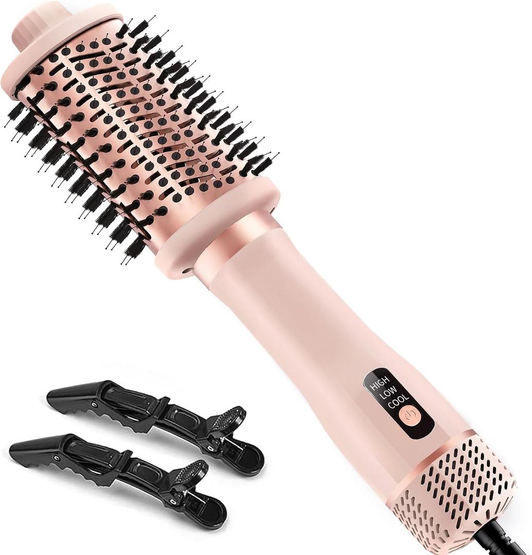 Hight Speed One-Step Volumizer Hair Dryer, 4-in-1 Hair Dryer Brush Blow Dryer & Styler Volumizer Hot Air Straightener Brush for Frizz Control, Salon Blowout, Fast Drying with Ionic Technology