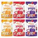 Happy Baby Organics Yogis Freeze-Dried Yogurt & Fruit Snacks, Variety Pack, 1 Ounce (Pack of 6), Best By: 13 NOV 2026