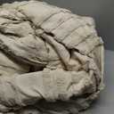 BEDELITE Boho Comforter Set Queen Size, Beige Tufted Striped Bed Set 3 Pieces, Soft Cream Vintage Farmhouse Comforter for All Seasons, Boho Home Decor,Fluffy Jacquard Bedding with 2 Pillow Shams