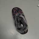 JOINFREE Women's Slippers Fuzzy House Shoes with Memory Foam Slip-on Comfy Bedroom Slippers Indoor Outdoor Shoes with Warm Faux Fur Collar (7-8, Multi Flower)