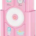 Timer for Kids Brushing: 2 Minutes Teeth Brush 20 Seconds Hand Washing 5 Min Toilet 15 Min Shower, Time Management Tool for Children - Pink