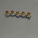(Pack of 5) EFIELD Pex 3/4" Pex x 1/2" Female NPT Swivel Adapter Barb Crimp Brass Fittings, ASTM F1807 (5),(PEX1807379-5PCS)