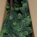 DR.DUDU 5 FT Christmas Tree with Lights, Pre-lit Artificial Xmas Trees Small Green Christmas Tree with Realistic Branch Warm LED for Home Bedroom Corner Outdoor Indoor Holiday Decorations