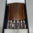 Knife Set 7 Piece Japanese Style Kitchen Knife Set With Foldable Magnetic Acacia Wood Block Sharp High Carbon Stainless Steel Knives Set for Kitchen with Anti-slip Ergonomic Handle, Ideal Gift