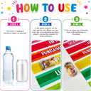 5 x chiazllta Colorful Can Rolling Game Props Back to School Games Roll the Can Challenge Raffle Set First Day of School Tabletop Roll Game for Welcome to Schools Graduation Birthday Gift Prizes