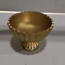 Accent Decor Scallop Compote for Plant and Flowers | Modern Bowl Decor for Home or Office l Indoor and Outdoor Vase for Any Event Decorations (5.75x 4.5) (73350)