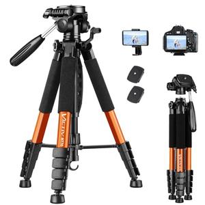 Victiv Tripod 74-Camera-Tripod for Cell Phone, Aluminum Professional Heavy Duty Camera Tripod Stand, Tripod for Camera DSLR SLR with Carry Bag, Compatible with Canon Nikon iPhone, 74 Inch