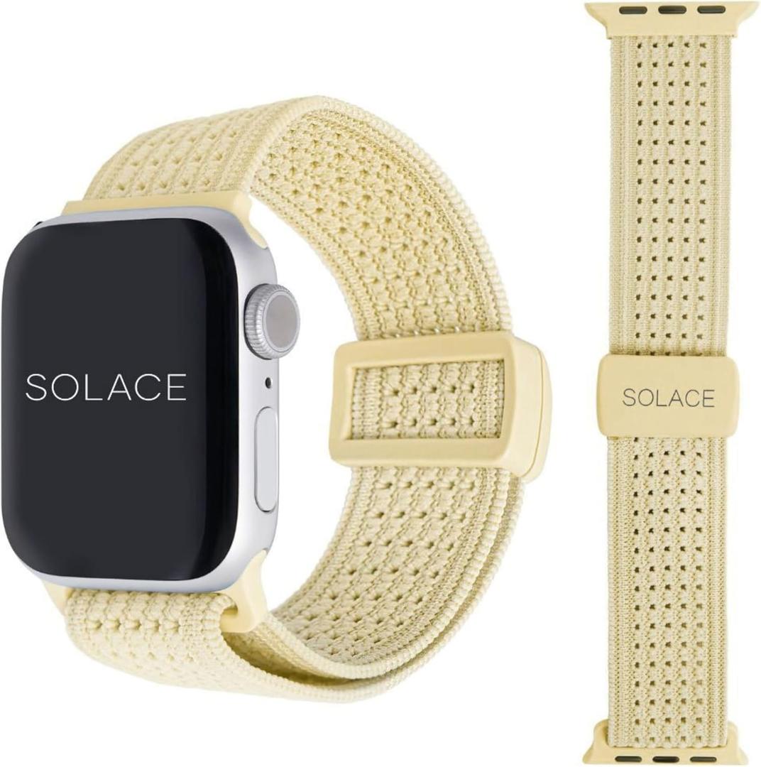 Solace Sport Adapt Bands - Apple Watch Bands, Breathable Nylon with Magnetic Clasp, Unisex Smart Watch Band, Apple Watch Strap