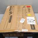 addlon 52 inch Ceiling Fans No Lights, Low Profile Ceiling Fan with Remote Control, Flush Mount, Reversible, 3 Wood Blades, 6 Speeds, Noiseless, Black Walnut Ceiling Fan for Indoor/Outdoor Use