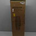 Grand patio Outdoor Floor Lamp Solar Powered Lantern Waterproof Wicker Boho Deck Lights for Garden Porch Decor, Large Crossover (1 PC Large)