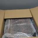 Fruit Vegetable Basket for Kitchen, 5 Tier Stackable Fruit Vegetable Storage Baskets with Wheels, Metal Wire Storage Basket Organizer Baskets for Kitchen, Pantry, Bathroom (Black With Wooden Top)