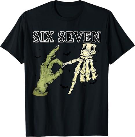 Vintage Six Seven Meme Retro Gift for Men Women Kid Boy Girl T-Shirt (Small)